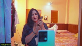 Desi Hot Milf Village WOman Fucked By Teen Callboy with clear Audio Video