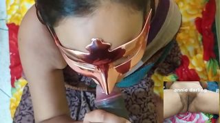 indian One night with a hot Indian girl giving blowjob Video